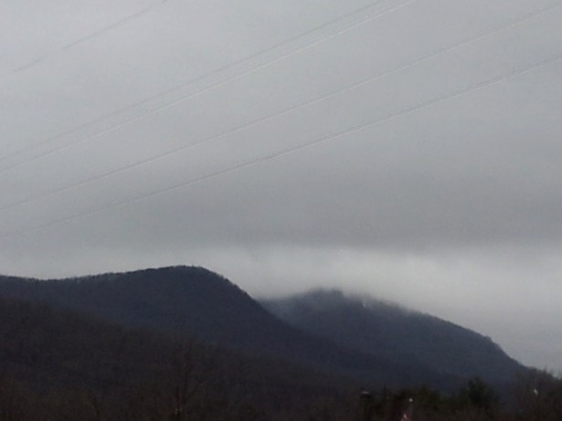 cloud on the mountain
